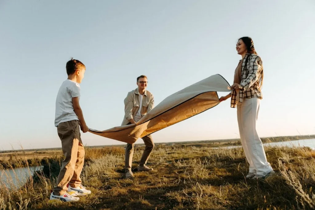 rollup picnic blanket